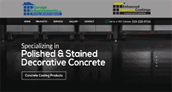 Desktop Screenshot of garageenhancements.ca